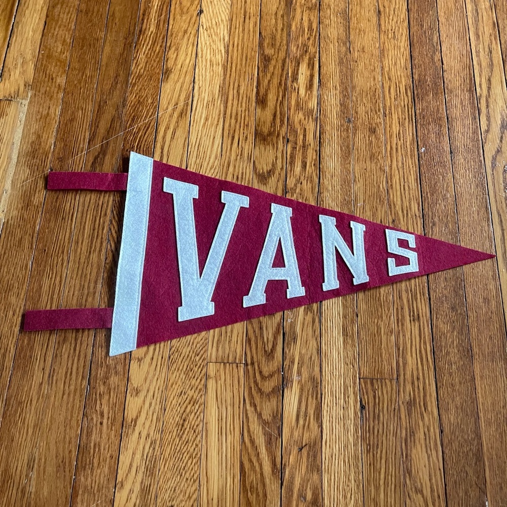 Vans Red and White Pennant